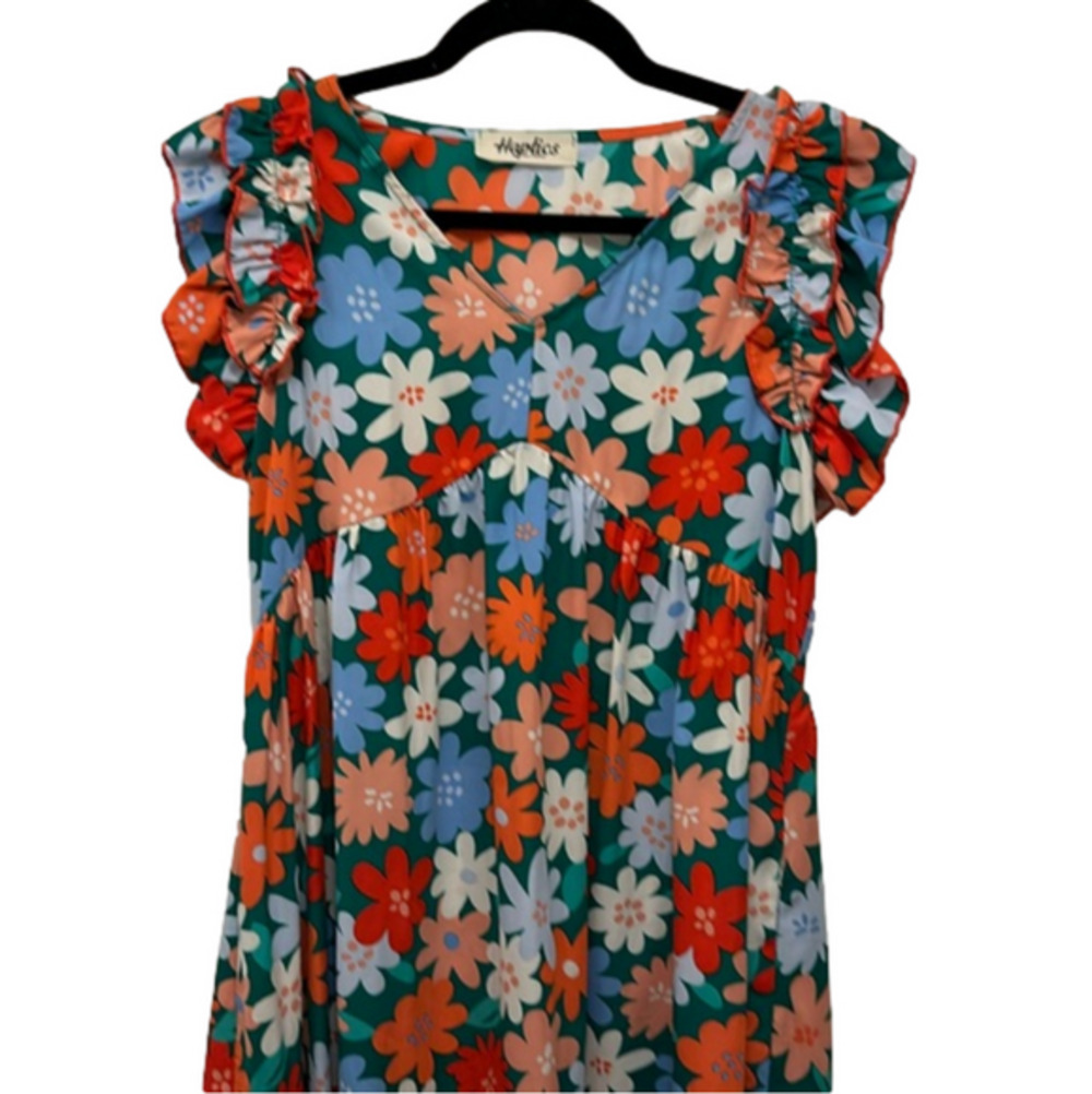 NWOT floral one of a kind Sample dress